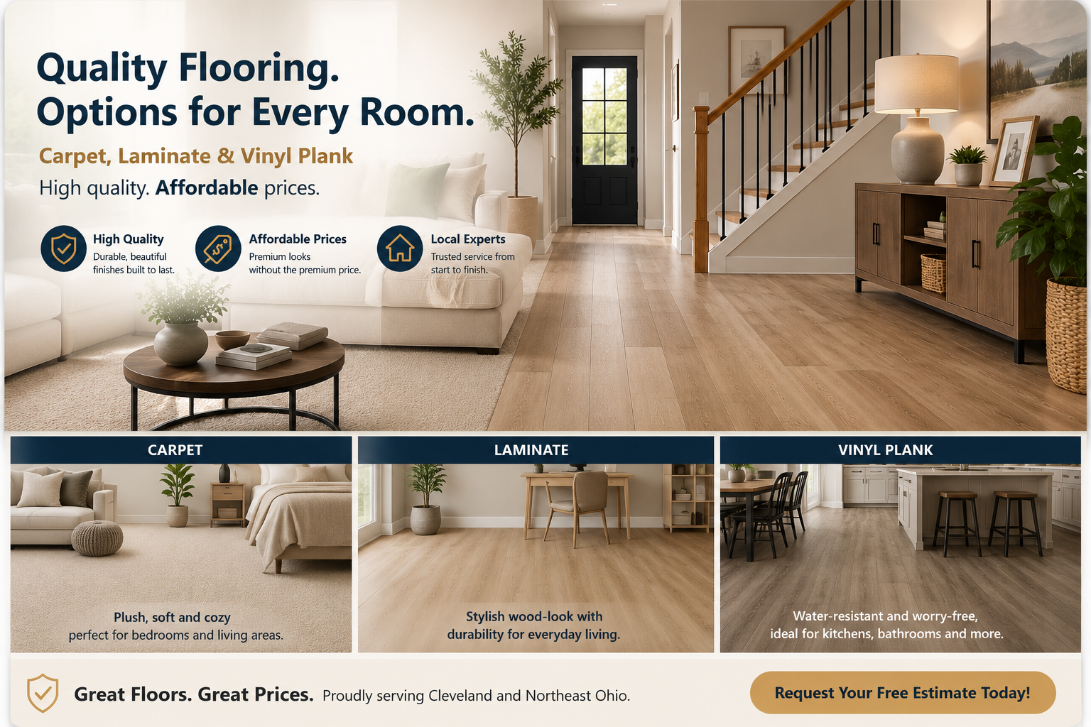 Flooring installation illustration